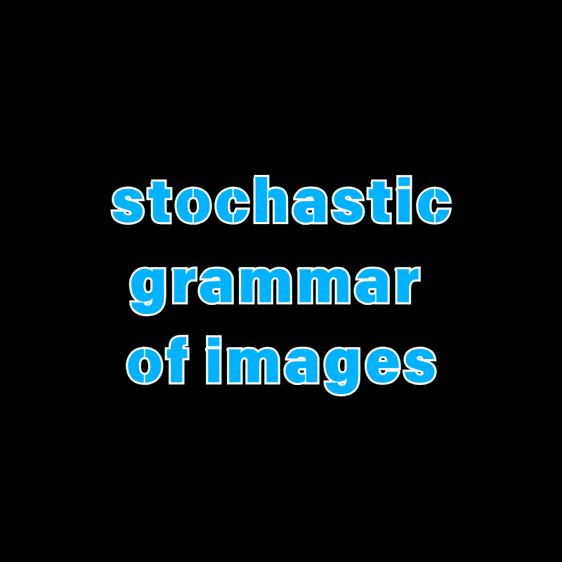 A stochastic grammar of images